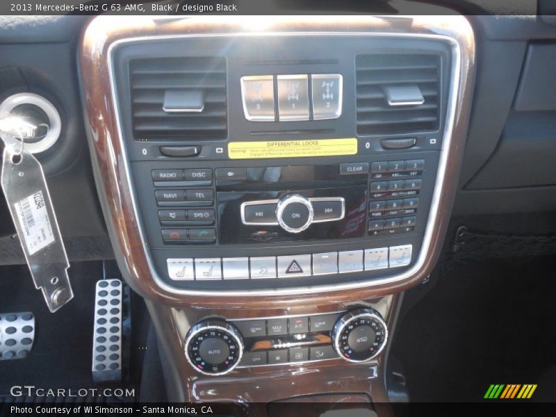 Controls of 2013 G 63 AMG