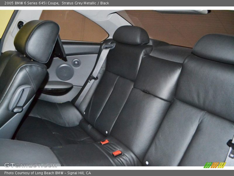Stratus Grey Metallic / Black 2005 BMW 6 Series 645i Coupe