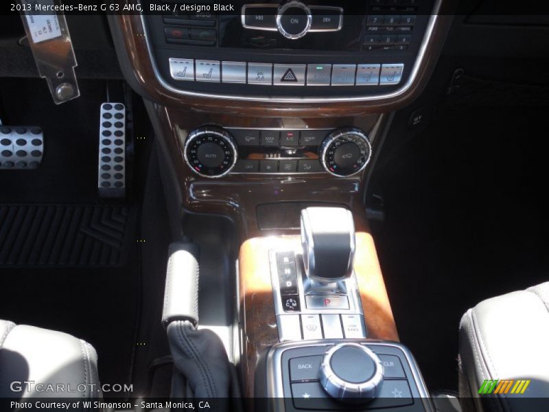 Controls of 2013 G 63 AMG