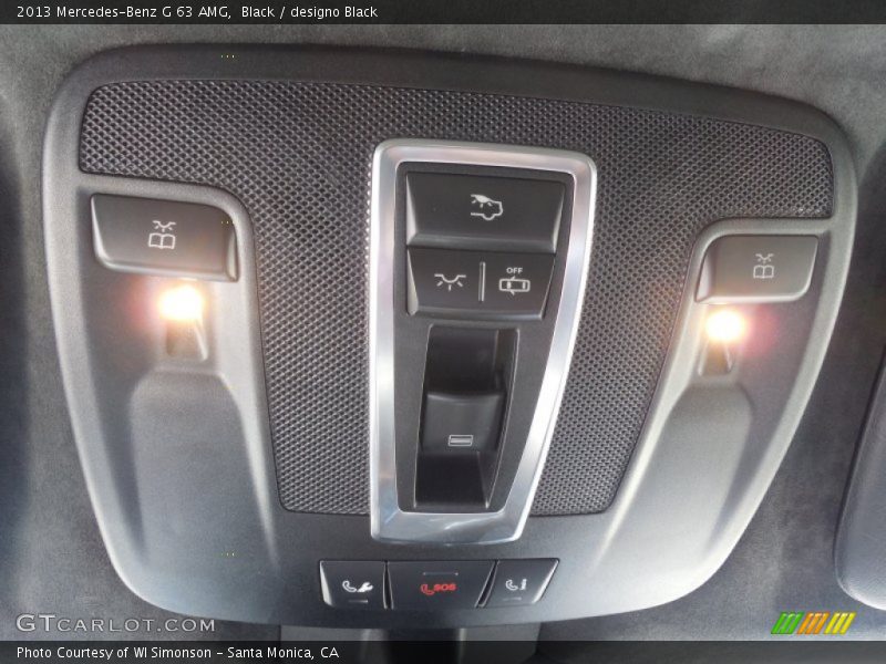 Controls of 2013 G 63 AMG