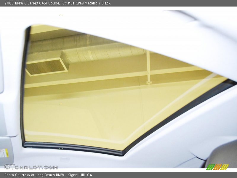 Stratus Grey Metallic / Black 2005 BMW 6 Series 645i Coupe