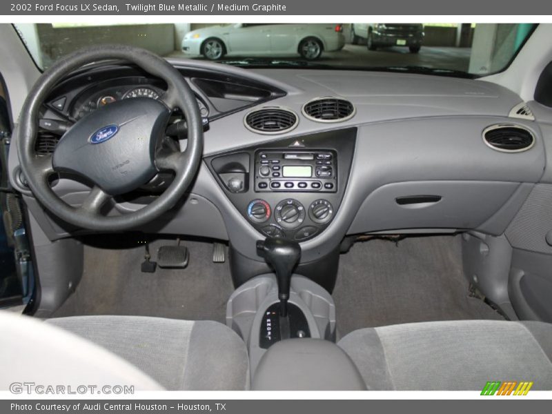 Twilight Blue Metallic / Medium Graphite 2002 Ford Focus LX Sedan