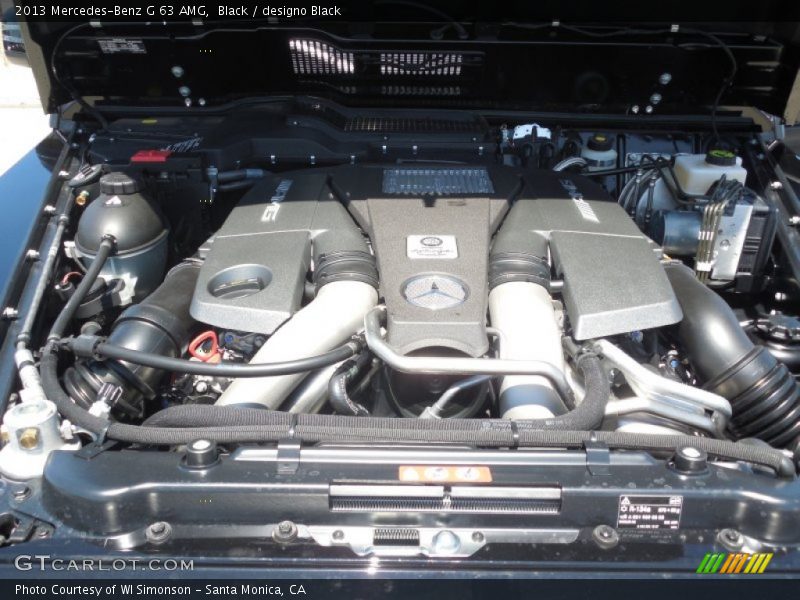  2013 G 63 AMG Engine - 5.5 Liter AMG Twin-Turbocharged DOHC 32-Valve VVT V8