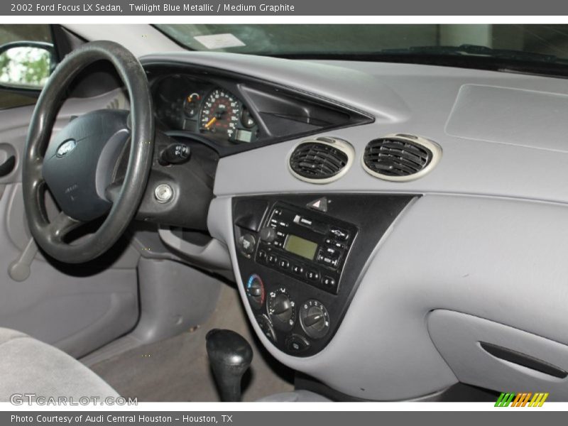 Twilight Blue Metallic / Medium Graphite 2002 Ford Focus LX Sedan