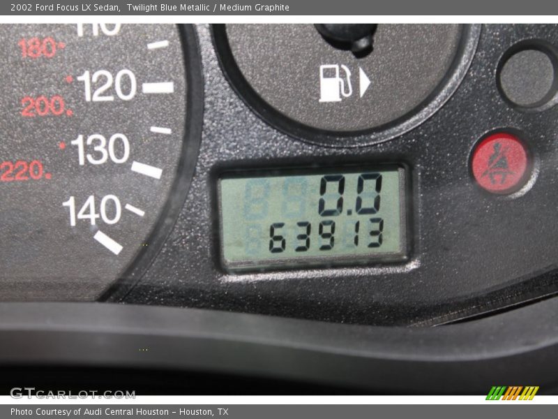 Twilight Blue Metallic / Medium Graphite 2002 Ford Focus LX Sedan