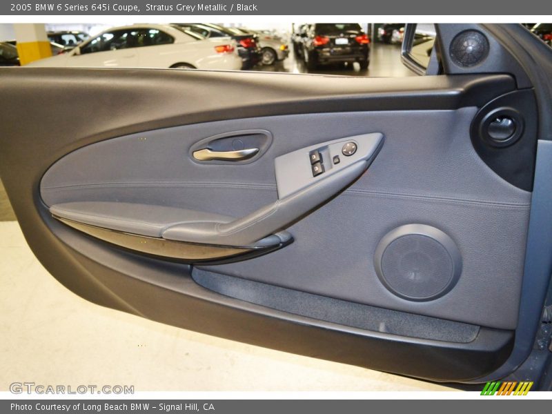 Stratus Grey Metallic / Black 2005 BMW 6 Series 645i Coupe