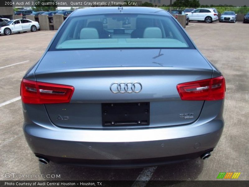 Quartz Gray Metallic / Titanium Gray 2014 Audi A6 3.0T quattro Sedan