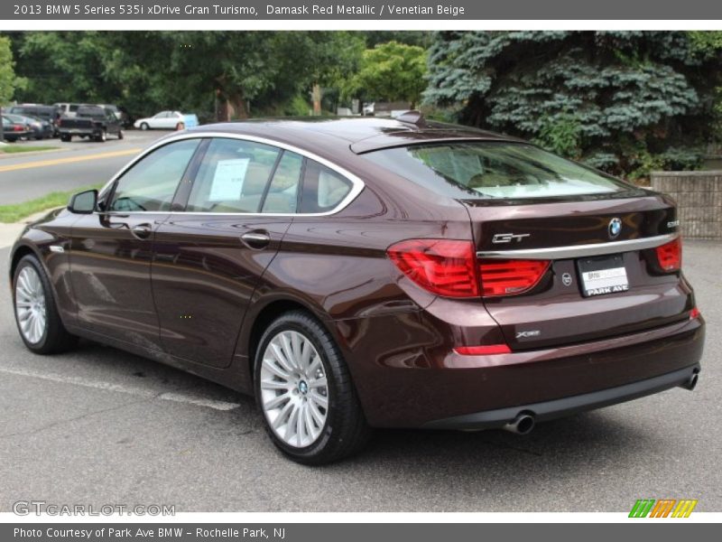 Damask Red Metallic / Venetian Beige 2013 BMW 5 Series 535i xDrive Gran Turismo