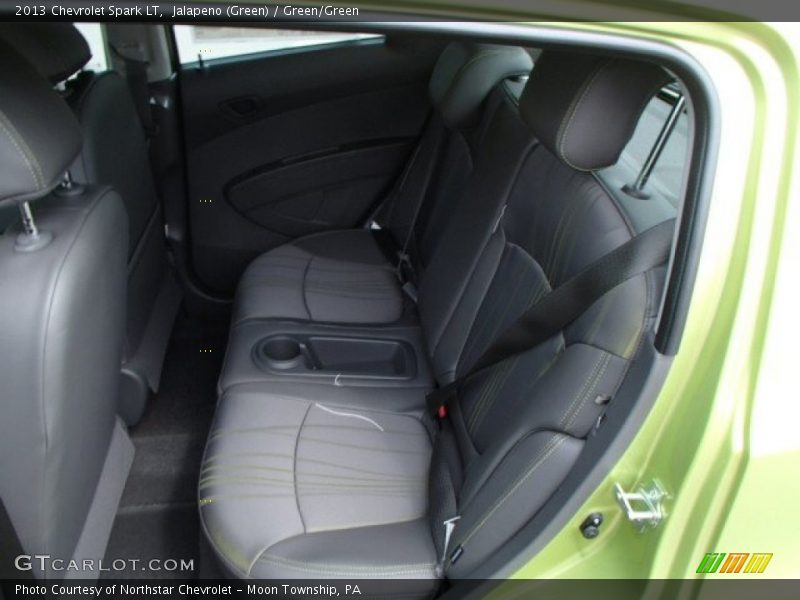 Jalapeno (Green) / Green/Green 2013 Chevrolet Spark LT