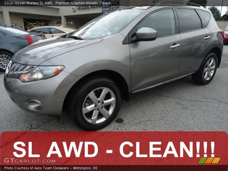 Platinum Graphite Metallic / Black 2010 Nissan Murano SL AWD