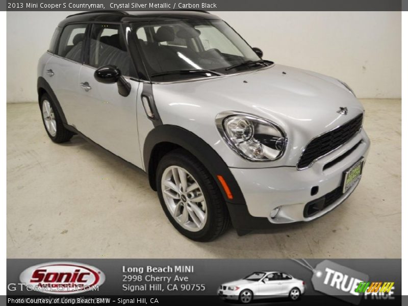 Crystal Silver Metallic / Carbon Black 2013 Mini Cooper S Countryman