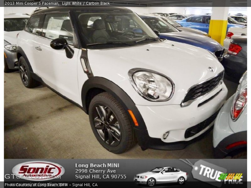 Light White / Carbon Black 2013 Mini Cooper S Paceman