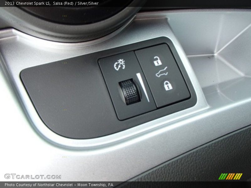 Salsa (Red) / Silver/Silver 2013 Chevrolet Spark LS