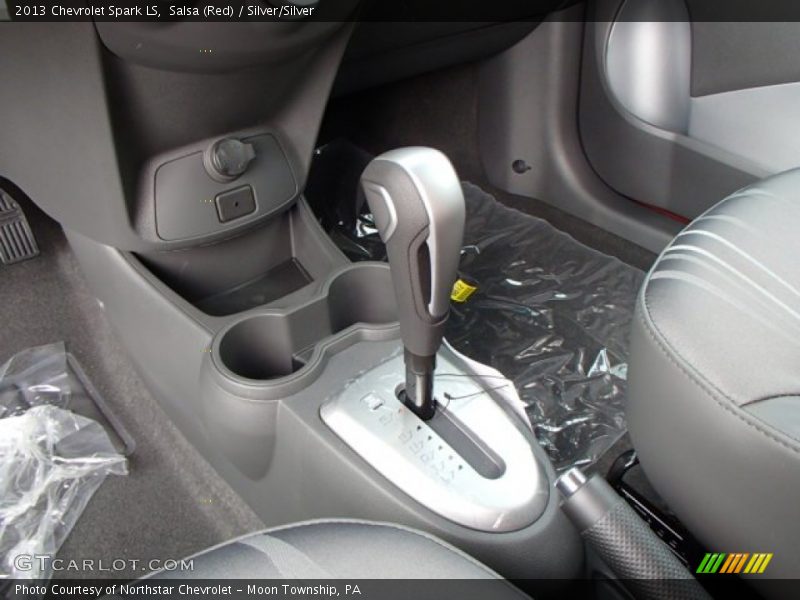 Salsa (Red) / Silver/Silver 2013 Chevrolet Spark LS