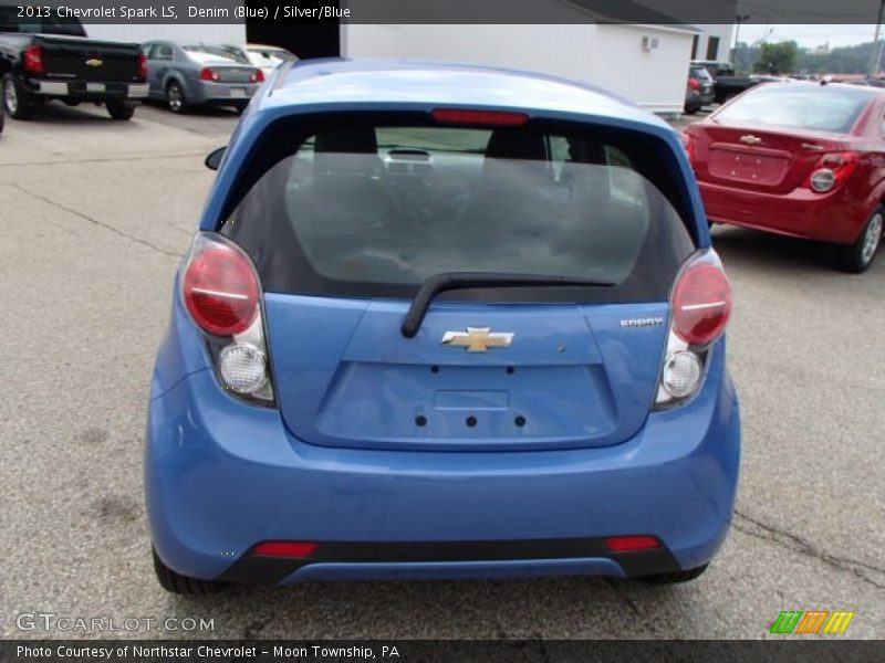 Denim (Blue) / Silver/Blue 2013 Chevrolet Spark LS