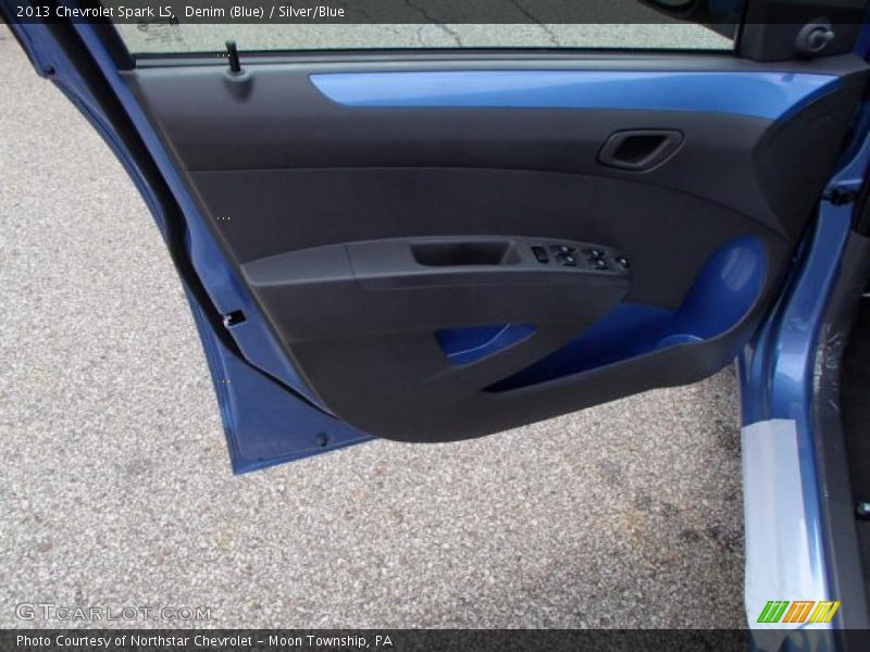 Denim (Blue) / Silver/Blue 2013 Chevrolet Spark LS