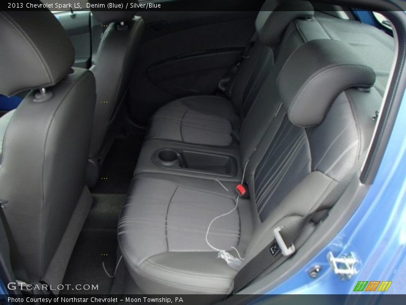 Denim (Blue) / Silver/Blue 2013 Chevrolet Spark LS