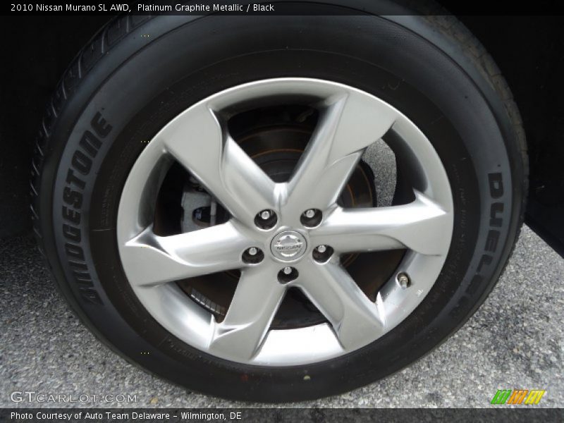 Platinum Graphite Metallic / Black 2010 Nissan Murano SL AWD