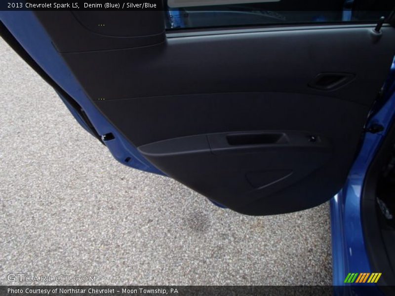 Denim (Blue) / Silver/Blue 2013 Chevrolet Spark LS