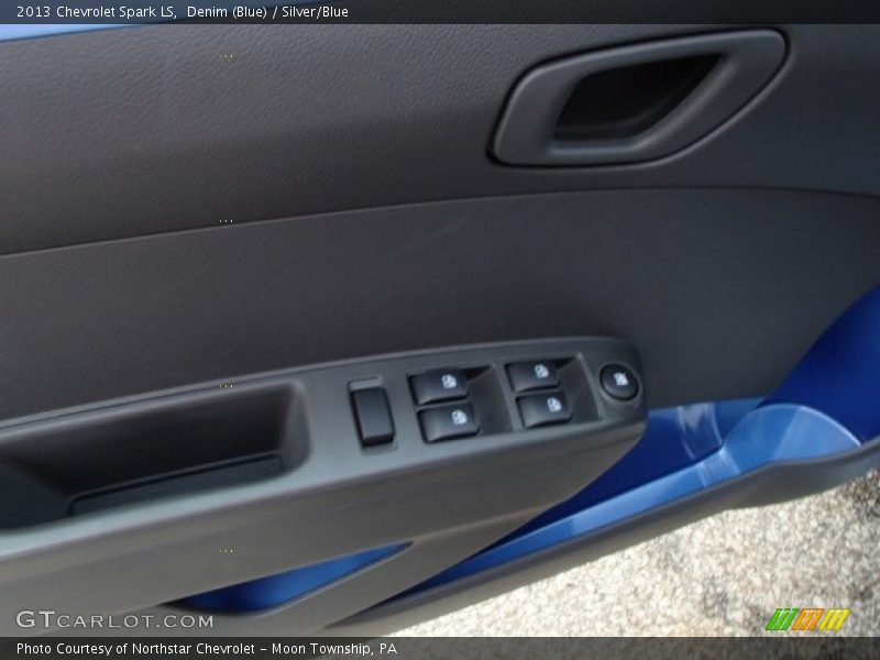 Denim (Blue) / Silver/Blue 2013 Chevrolet Spark LS