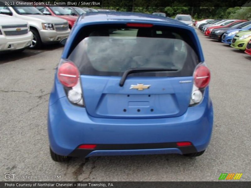 Denim (Blue) / Silver/Blue 2013 Chevrolet Spark LT