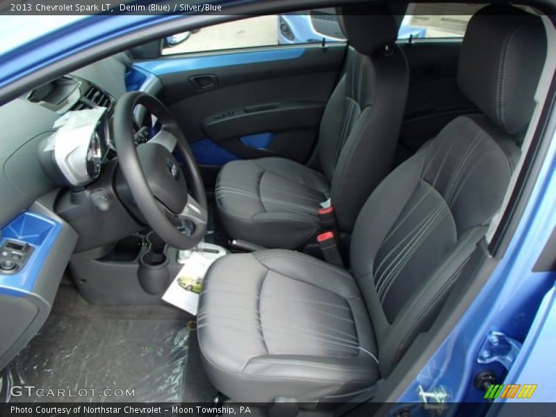 Denim (Blue) / Silver/Blue 2013 Chevrolet Spark LT