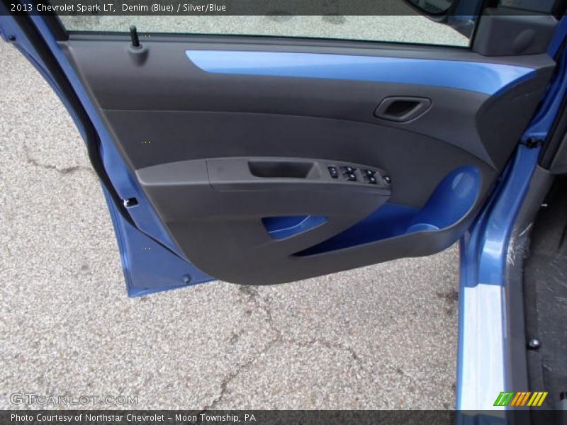 Denim (Blue) / Silver/Blue 2013 Chevrolet Spark LT