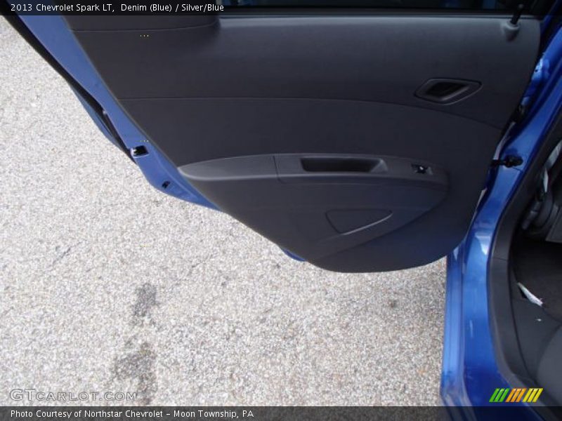 Denim (Blue) / Silver/Blue 2013 Chevrolet Spark LT