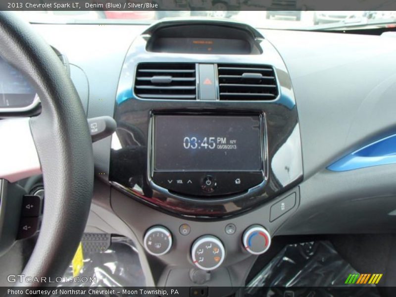 Denim (Blue) / Silver/Blue 2013 Chevrolet Spark LT
