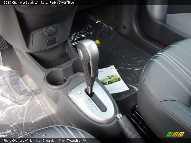 Salsa (Red) / Silver/Silver 2013 Chevrolet Spark LS
