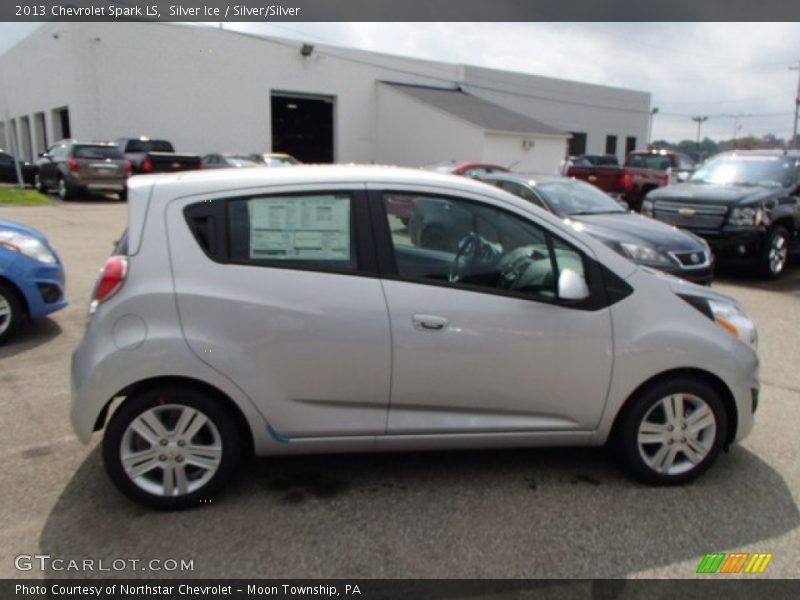 Silver Ice / Silver/Silver 2013 Chevrolet Spark LS