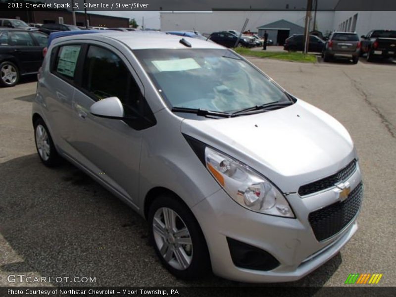 Silver Ice / Silver/Silver 2013 Chevrolet Spark LS