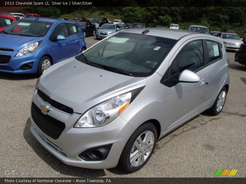 Silver Ice / Silver/Silver 2013 Chevrolet Spark LS