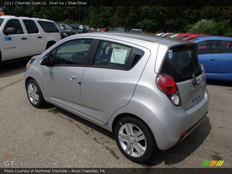 Silver Ice / Silver/Silver 2013 Chevrolet Spark LS