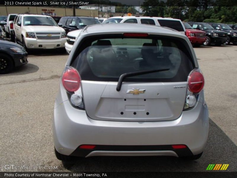 Silver Ice / Silver/Silver 2013 Chevrolet Spark LS