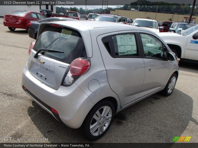 Silver Ice / Silver/Silver 2013 Chevrolet Spark LS