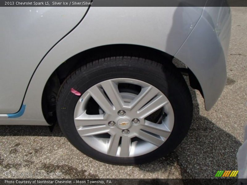 Silver Ice / Silver/Silver 2013 Chevrolet Spark LS