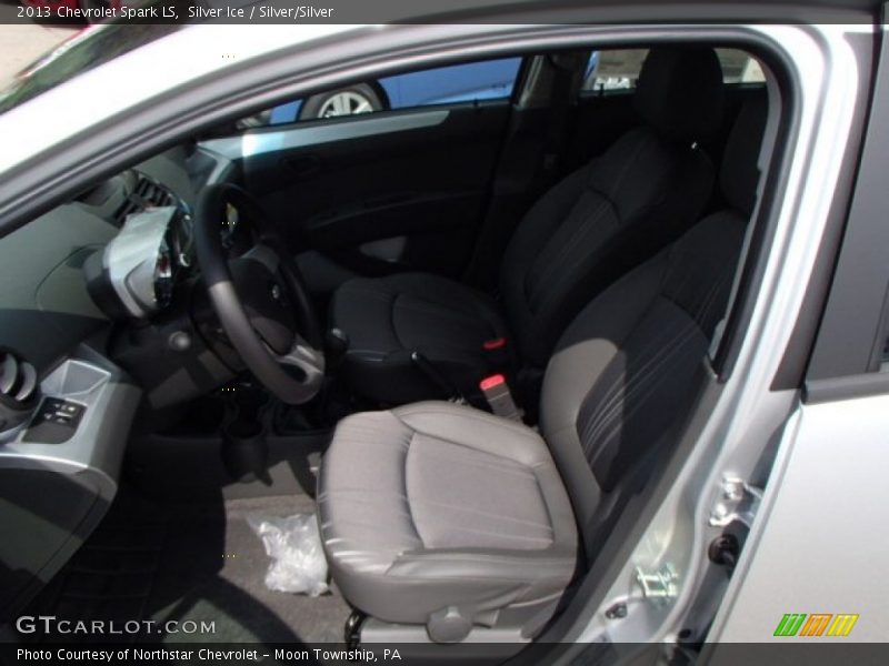 Silver Ice / Silver/Silver 2013 Chevrolet Spark LS