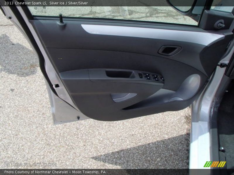 Silver Ice / Silver/Silver 2013 Chevrolet Spark LS