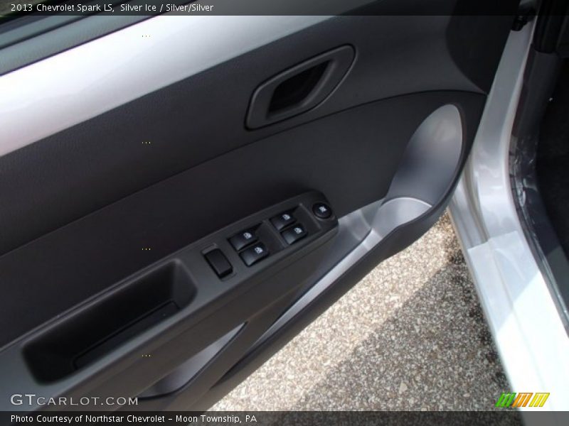 Silver Ice / Silver/Silver 2013 Chevrolet Spark LS