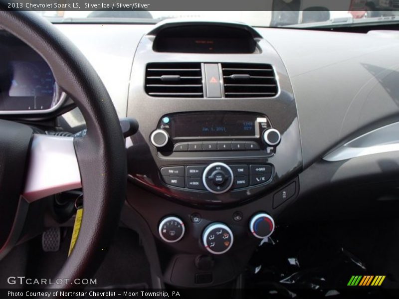 Silver Ice / Silver/Silver 2013 Chevrolet Spark LS