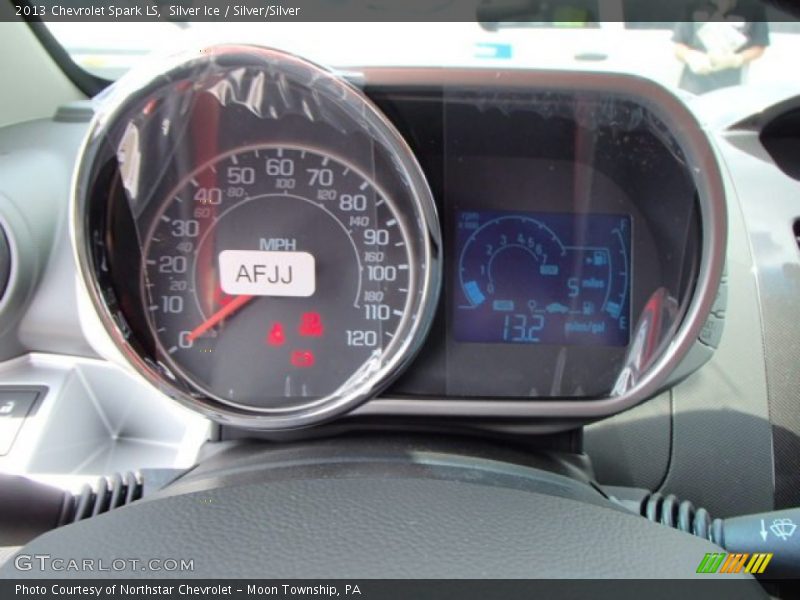 Silver Ice / Silver/Silver 2013 Chevrolet Spark LS