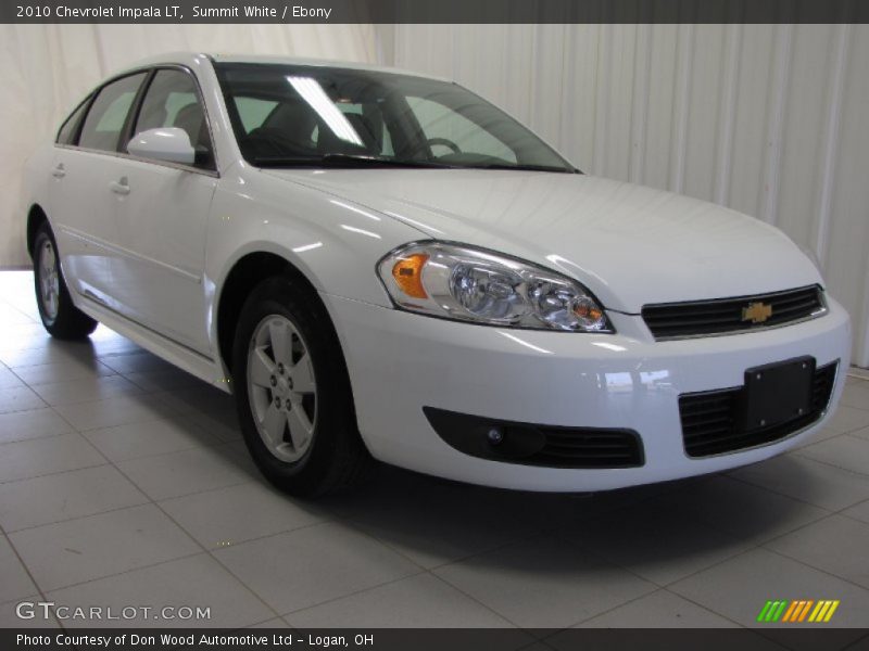 Summit White / Ebony 2010 Chevrolet Impala LT