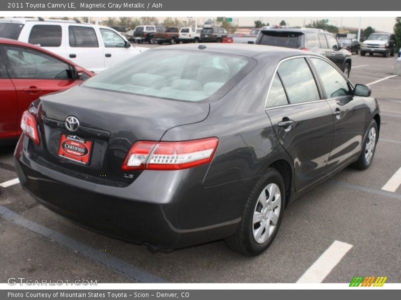 Magnetic Gray Metallic / Ash 2011 Toyota Camry LE