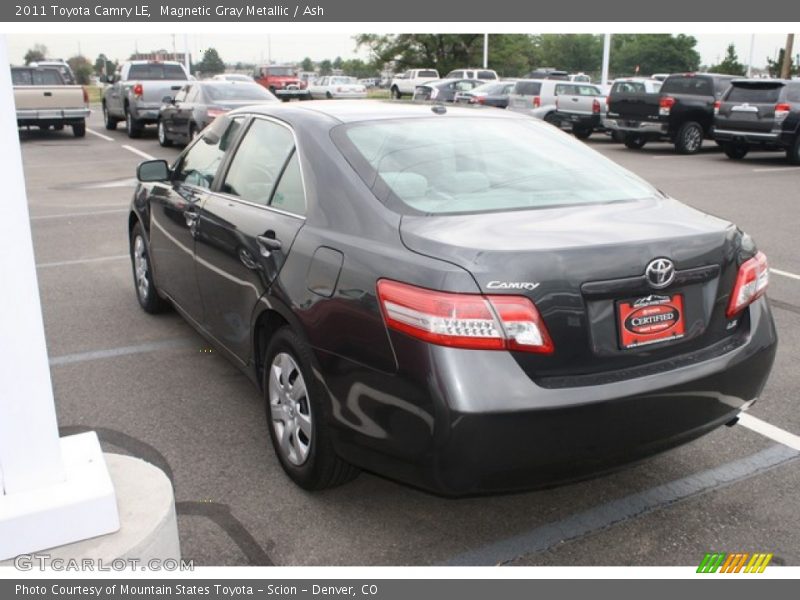 Magnetic Gray Metallic / Ash 2011 Toyota Camry LE