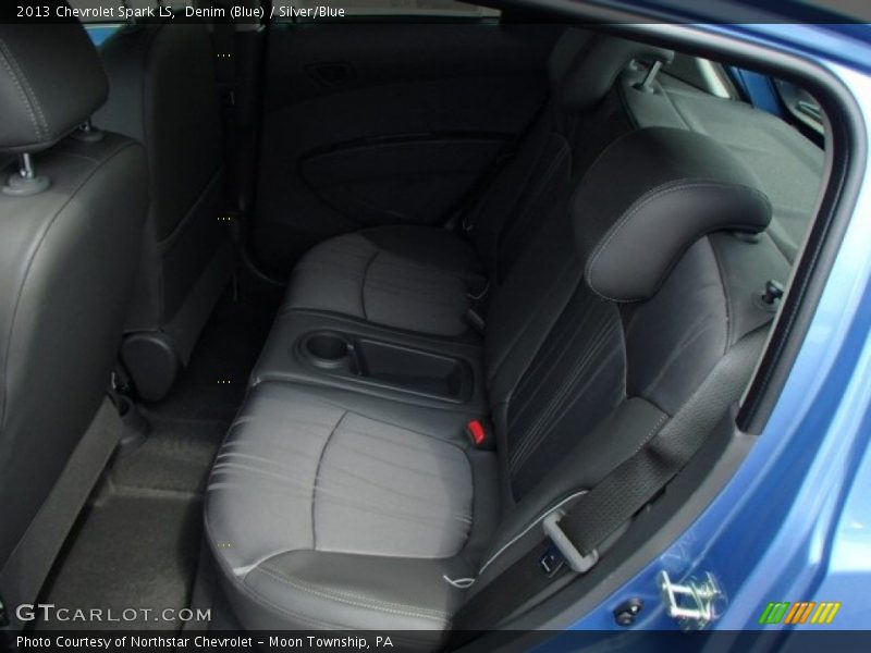 Denim (Blue) / Silver/Blue 2013 Chevrolet Spark LS