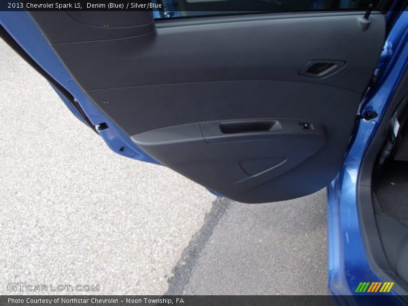 Denim (Blue) / Silver/Blue 2013 Chevrolet Spark LS