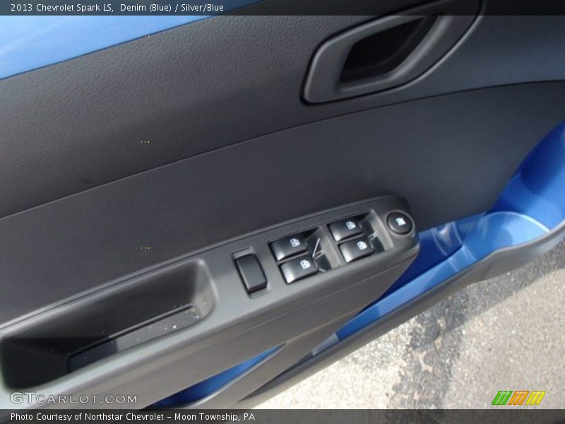 Denim (Blue) / Silver/Blue 2013 Chevrolet Spark LS