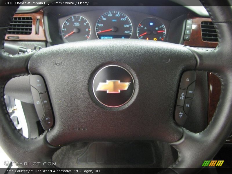 Summit White / Ebony 2010 Chevrolet Impala LT