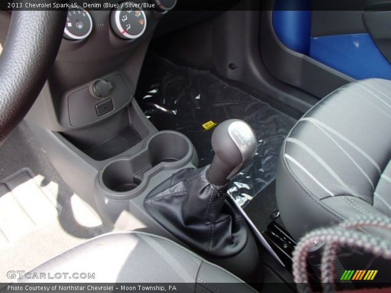 Denim (Blue) / Silver/Blue 2013 Chevrolet Spark LS